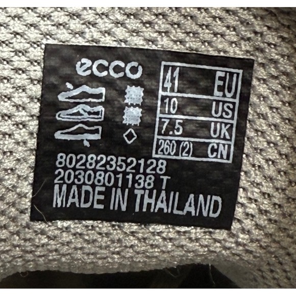 ECCO‎ Biom Phorene AEX Shoes Sneakers Gray Womens Size 10 Outdoors Walking - Picture 10 of 10